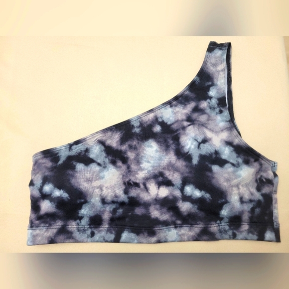 VS PINK Sport - Tie Dye One Shoulder Sports Bra. Size Large. EXCELLENT Condition - Picture 1 of 4
